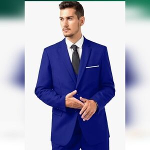 Lynerun Slim Fit Formal 2 Button Blazer Jackets Men Sports Coat Size 2XL NWOT